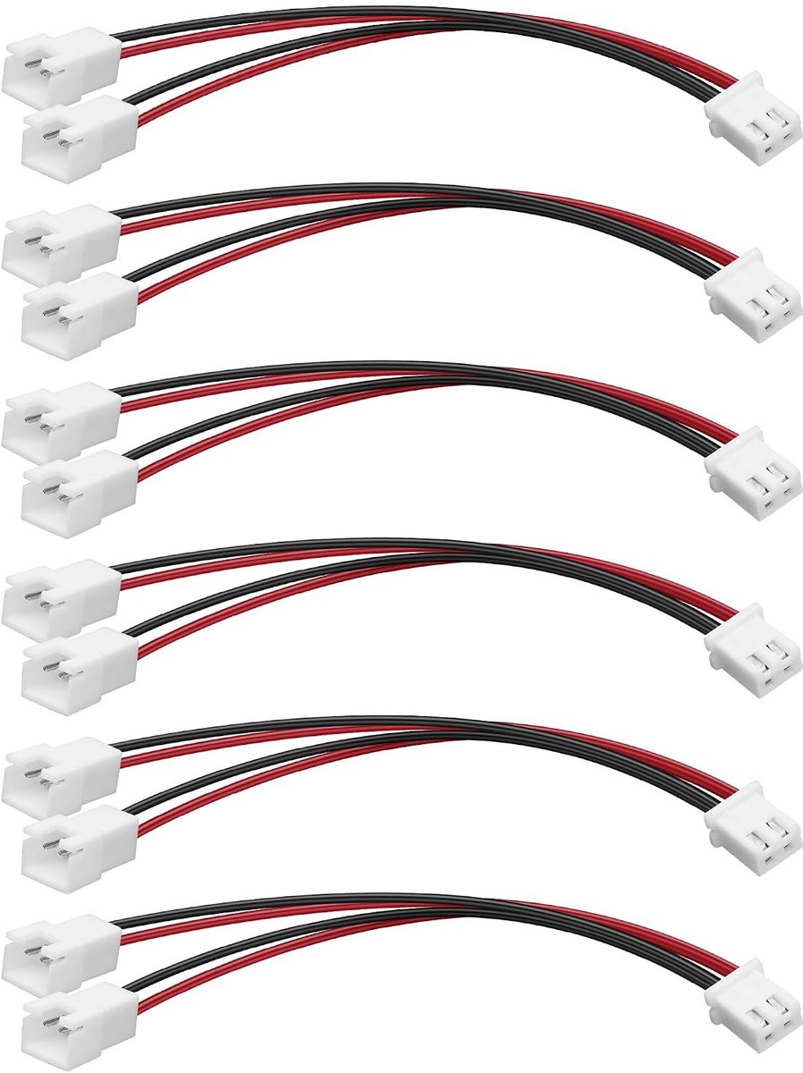 XMSJSIY XH2.54 1 to 2 Connector Connection Wire 2 Pin XH2.54 Bushing to Dual Plug 2.54mm Pitch Motherboard PWM PC - ShopVlot