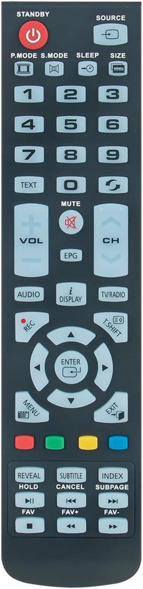 Afstandsbediening Fit for Q.Bell Qbell QXT 32EF, QXT 32KF, QXT 22KD, QXT - 39EF, AXT 32SF, NM32CA1, LT32T1239E - ShopVlot