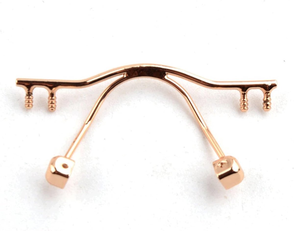 10pcs, Glasses Nose Brackets, Replacement Rimless Frames, Stainless Steel Glasses Nose Brackets, Glasses Accessories - ShopVlot