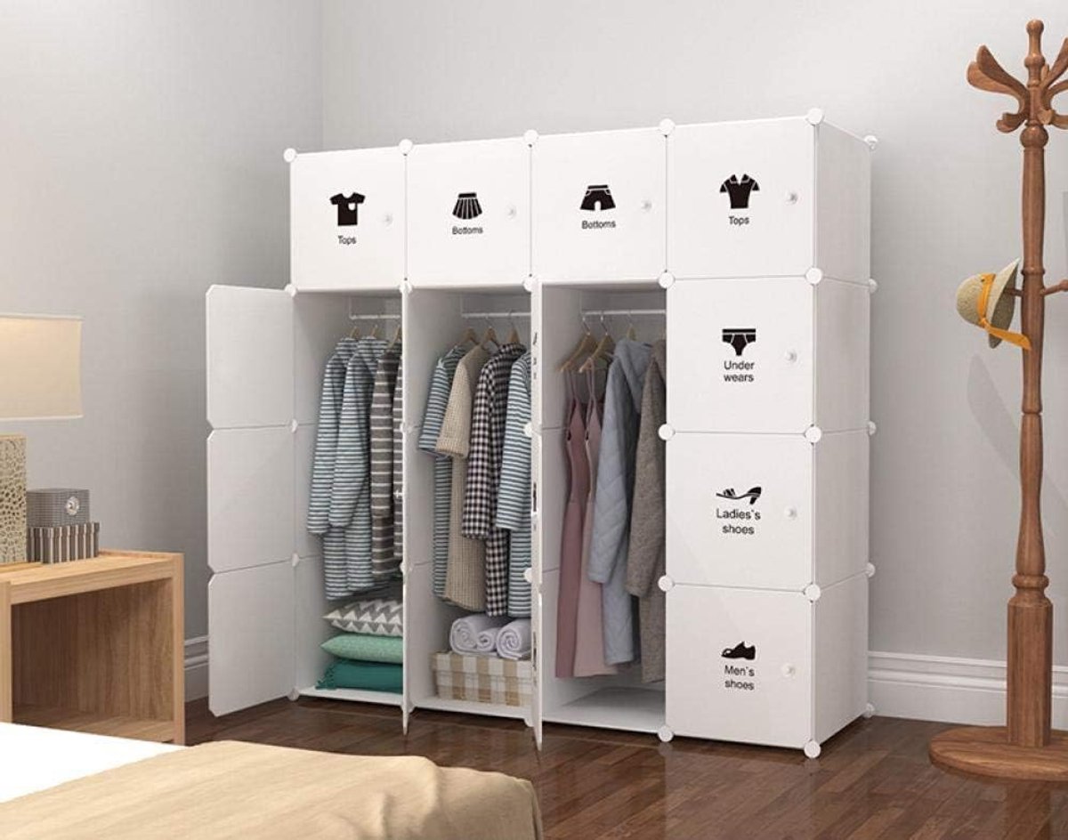 Wardrobe, simple wardrobe, modern for children 16 Porte E 3 Colpi - ShopVlot