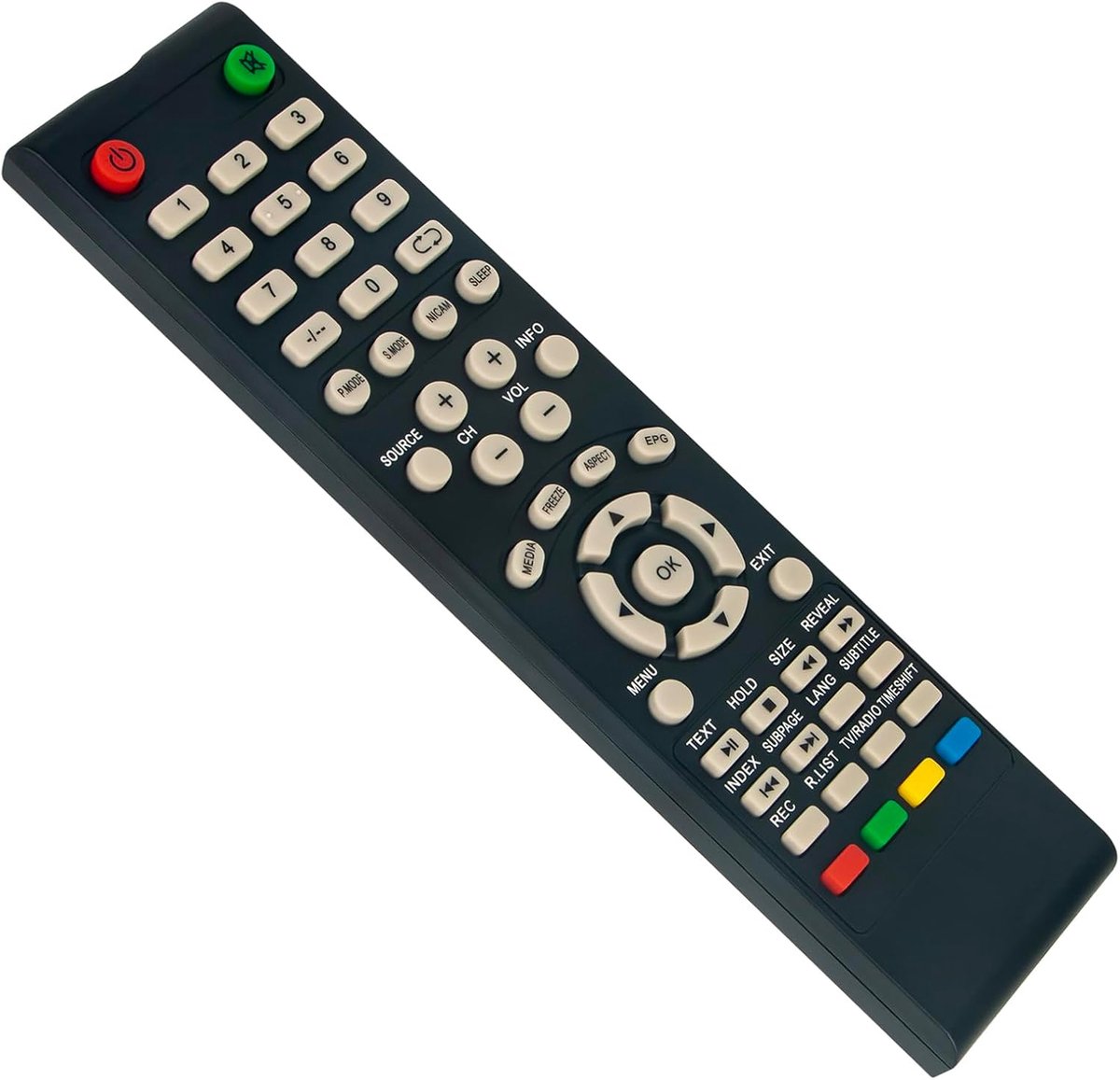 ALLIMITY Remote Control Compatible with Nevir LED LCD TV NVR-7423-32HD-N NVR-7420-42HD-N NVR742332HDN NVR742042HDN - ShopVlot