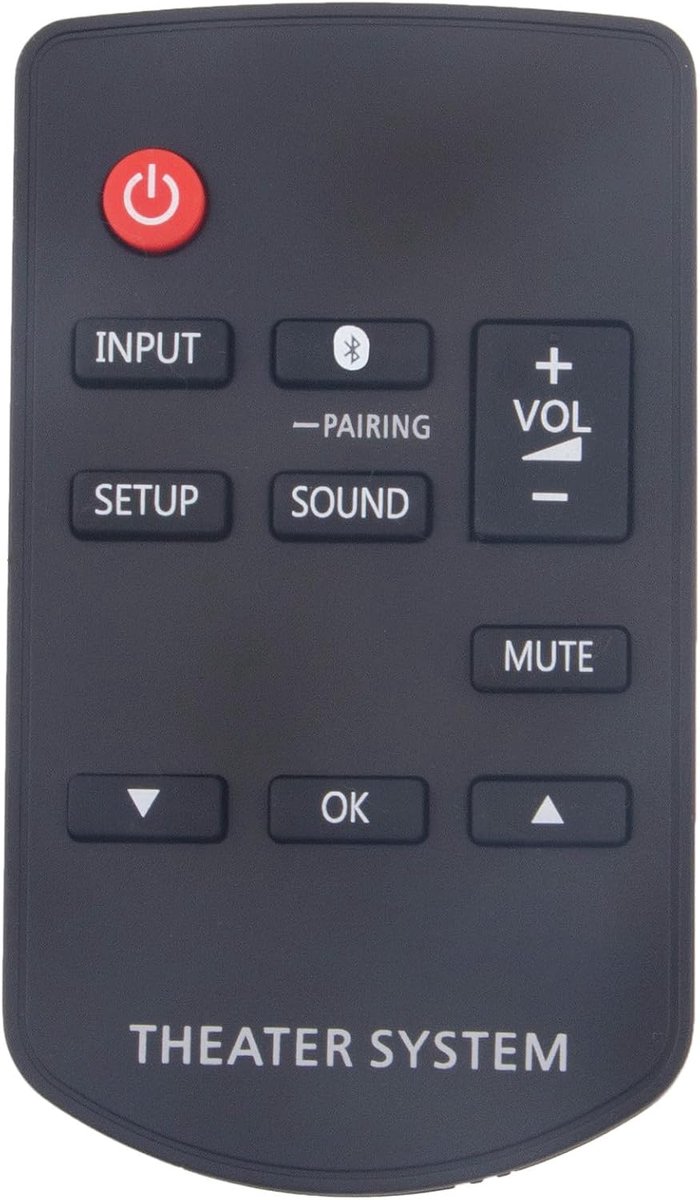 AULCMEET N2QAYC000098 Replacement Remote Control Compatible with Panasonic Soundbar 2.1 Channel Speaker System - ShopVlot