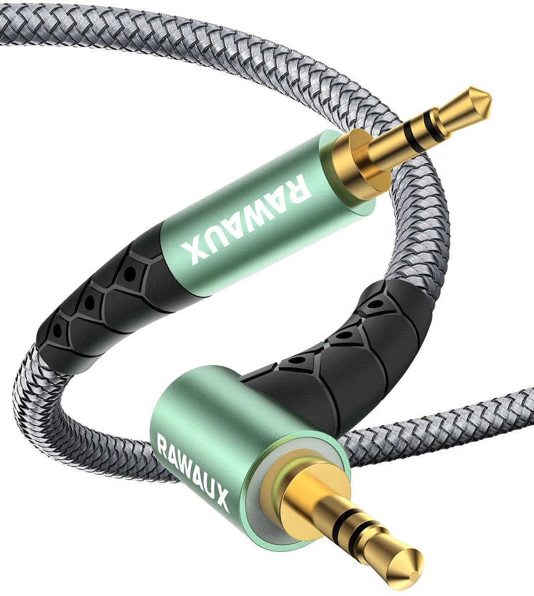 Solidchoice - 3.5mm L-vormige AUX Audio Kabel (1 Meter)