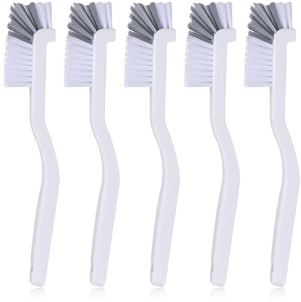 Solidchoice - Set van 5 Curved Cleaning Brushes voor Multifunctioneel Gebruik