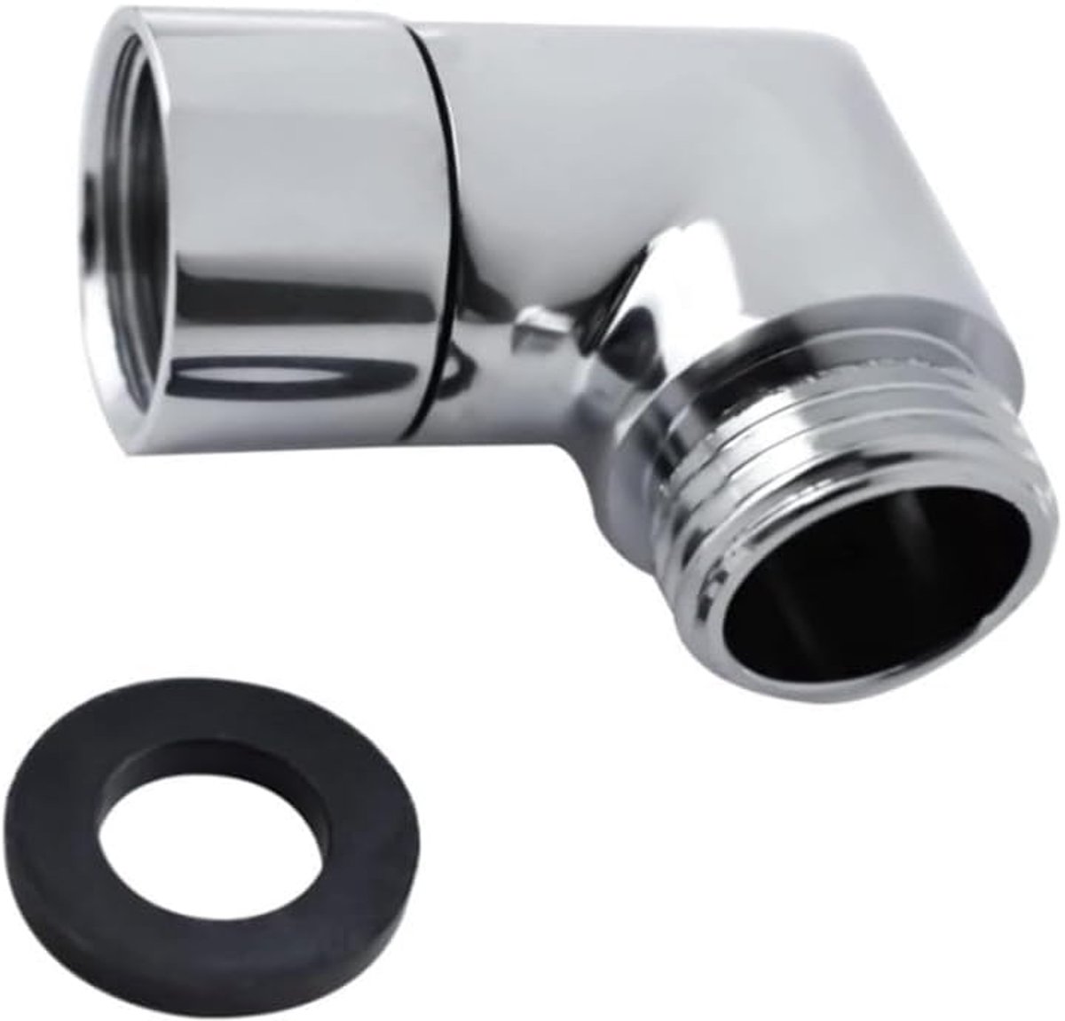 Handdouche adapter 90 graden - Scharnierstuk voor douchekop - Draaibare connector - Eenvoudige installatie - ShopVlot
