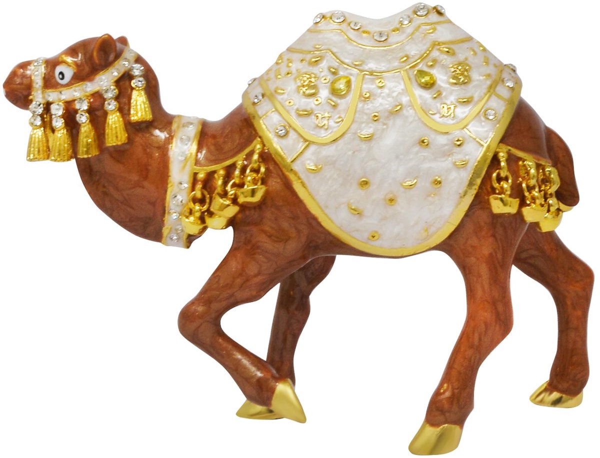 Solidchoice - Witte Camel Figurine voor Feng Shui Geluk