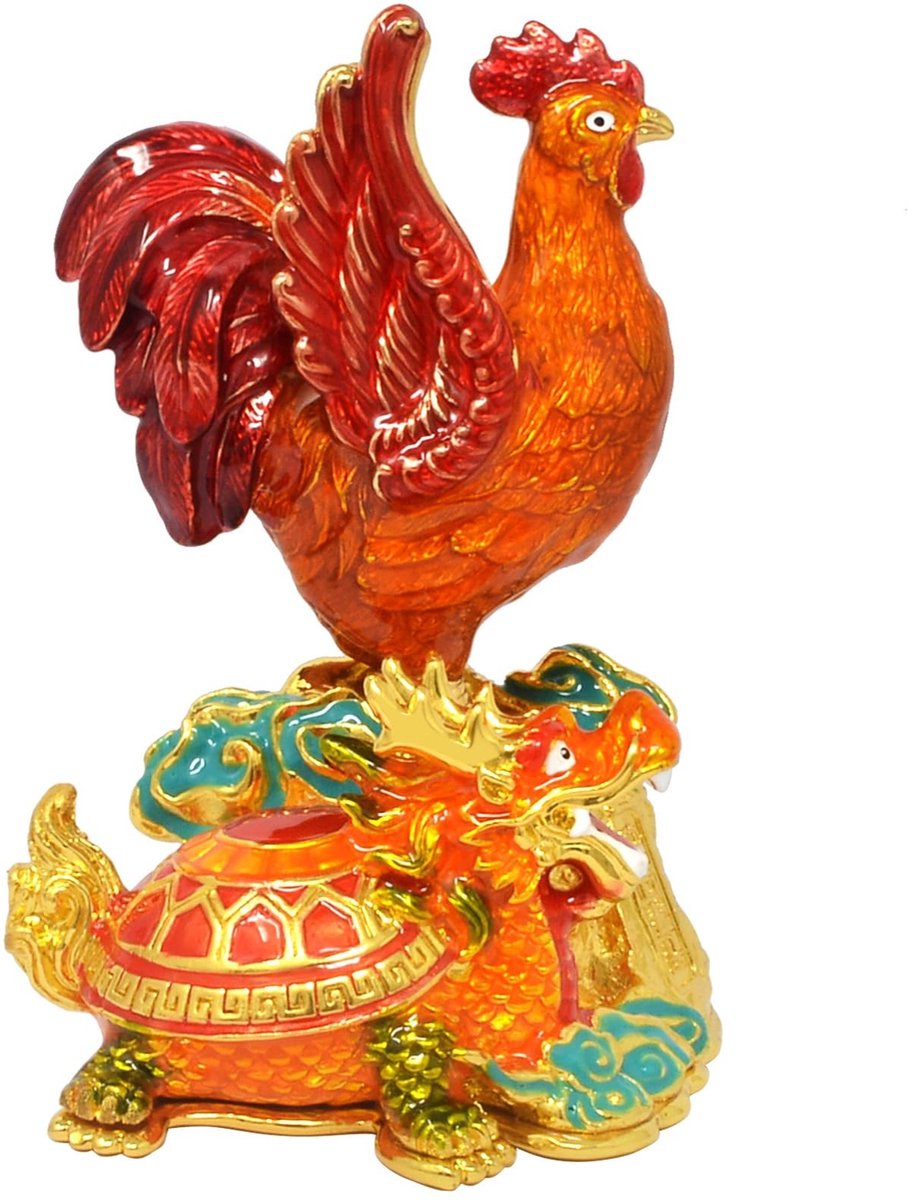 Solidchoice - Feng Shui Decoratie met Draak en Haan