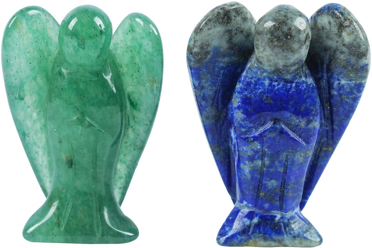 Solidchoice - Mini Kristallen Engel Beeldjes voor Decoratie