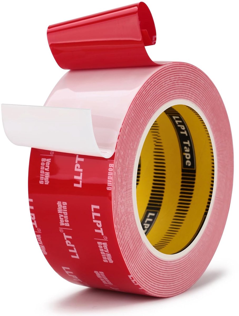 Dubbelzijdige tape 51mm x 5.5m - Waterproof bevestigingstape - Hoge kleefkracht - Ideaal voor foto’s en decoratie - ShopVlot