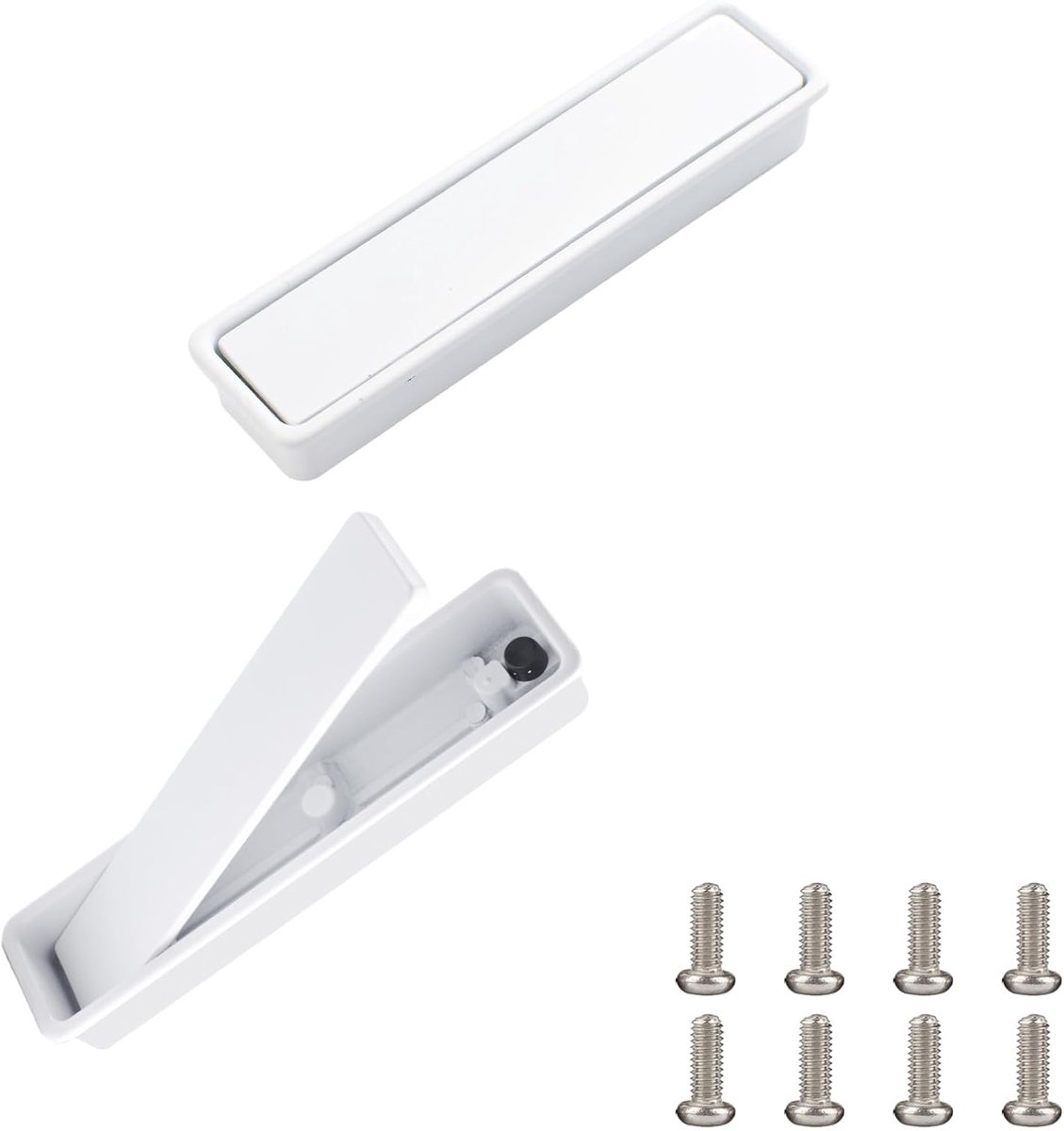 Ingebouwde Deur Trekhendel - 2 Stuks - Zinklegering - Klapdesign - Ideaal voor schuifdeuren - ShopVlot