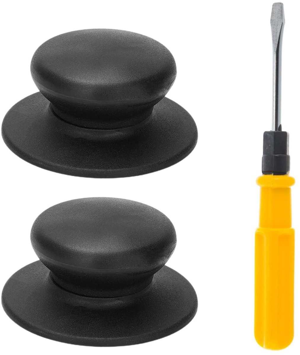 Solidchoice - 2 Stuks Vervangknoppen voor Pannendeksels