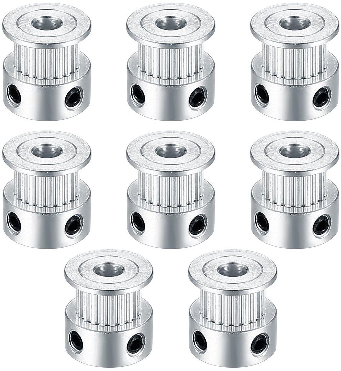 Solidchoice - GT2 Timing Belt Pulleys Set van 8 voor 3D Printers