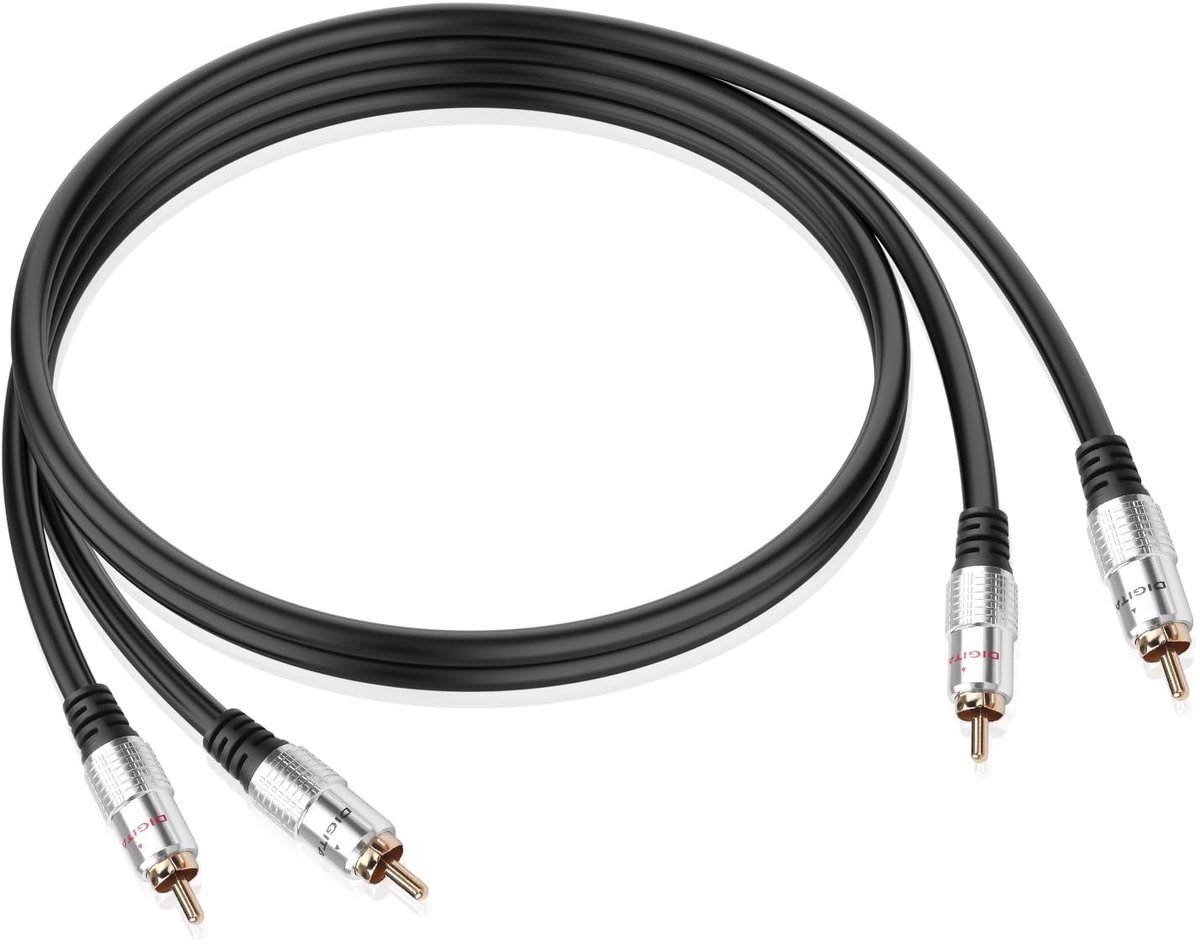 Solidchoice - 2RCA Male naar 2RCA Male Stereo Audiokabel 1.64ft