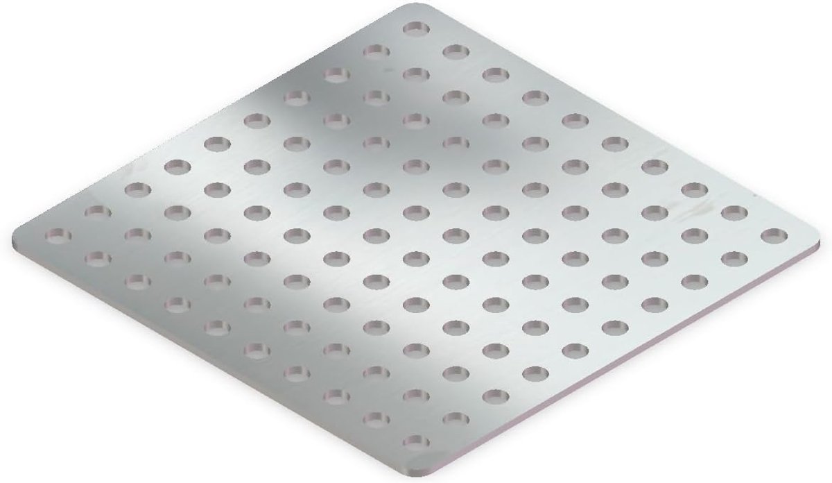 Afvoerbescherming 14 x 14 cm - 304 roestvrij staal - duurzame kwaliteit - voorkomt verstoppingen - ShopVlot