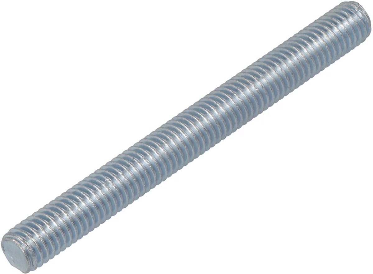 Hoenderdaal draadstuk M10x80mm verzinkt DIN976-1 klasse 4.8 - 100 stuks (3701.01.70401)