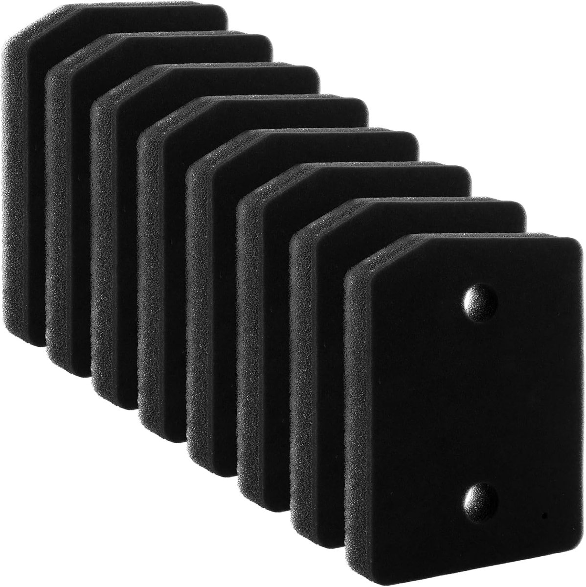 Droogfilters 8 stuks - 207 x 155 x 30 mm - zwart - voor Miele droger - ShopVlot