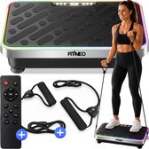 Fitneo® Premium LED Trilplaat - 99 Snelheden & 5 Trainingsprogramma's - Fitness Powerplate voor benen, afvallen & bloedsomloop - Vibration Plate limphatic - Vibratie Plaat - Voetmassage Apparaat - 200W