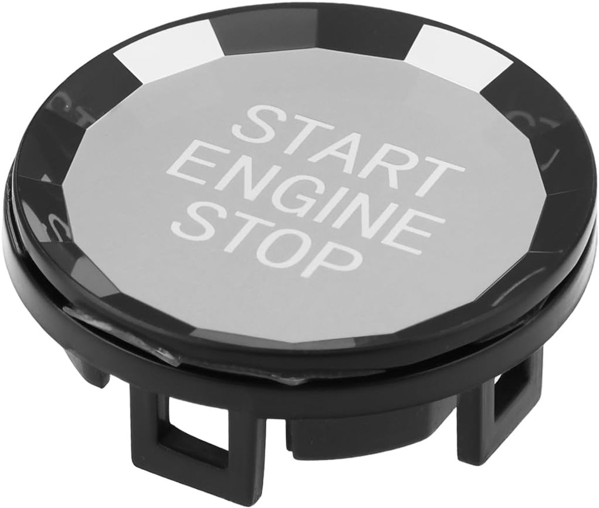 Car Crystal Motor Start-Stop Button Ignition Button Cover Compatible with BMW 1 Series F40 2 Series F44 G42 3 Series - ShopVlot