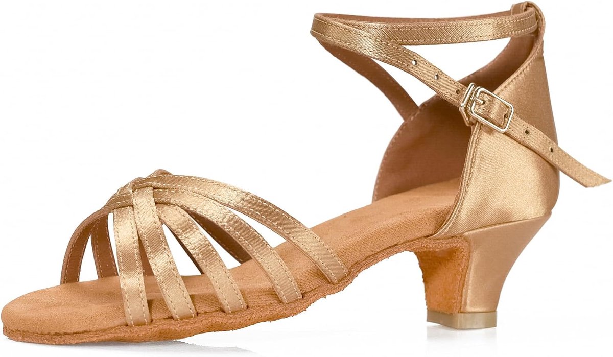 Satin Latin/Ballroom/Modern dance shoes for women and girls - ShopVlot