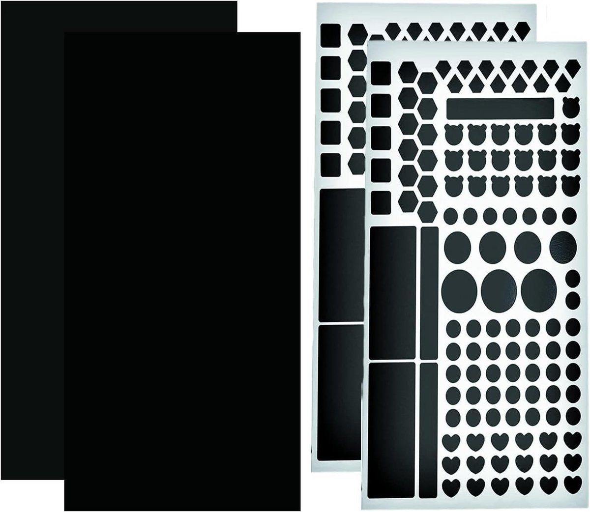 LED Dimming Stickers, Red Light Stickers, Light Blackout Stickers, 4 Stickers Block 80%/100% Dimming Sheets, Blackout - ShopVlot