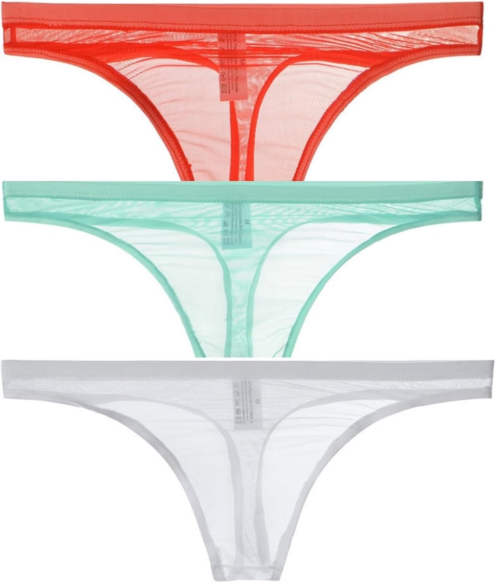 Erotic Thong and Thong - Transparent, Soft Breathable, Sexy Men and Women Underwear - ShopVlot