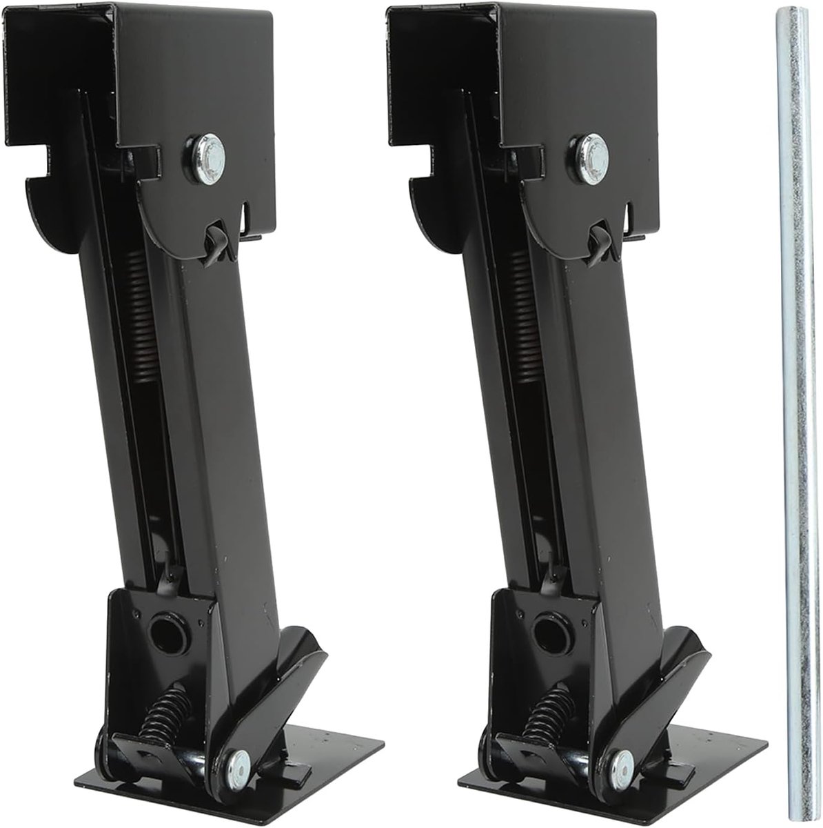 2 x Trailer Stabilizer Jack, Parking Support, Swivel Jack, Supports Maximum Load from 290 mm to 455 mm, Adjustable - ShopVlot