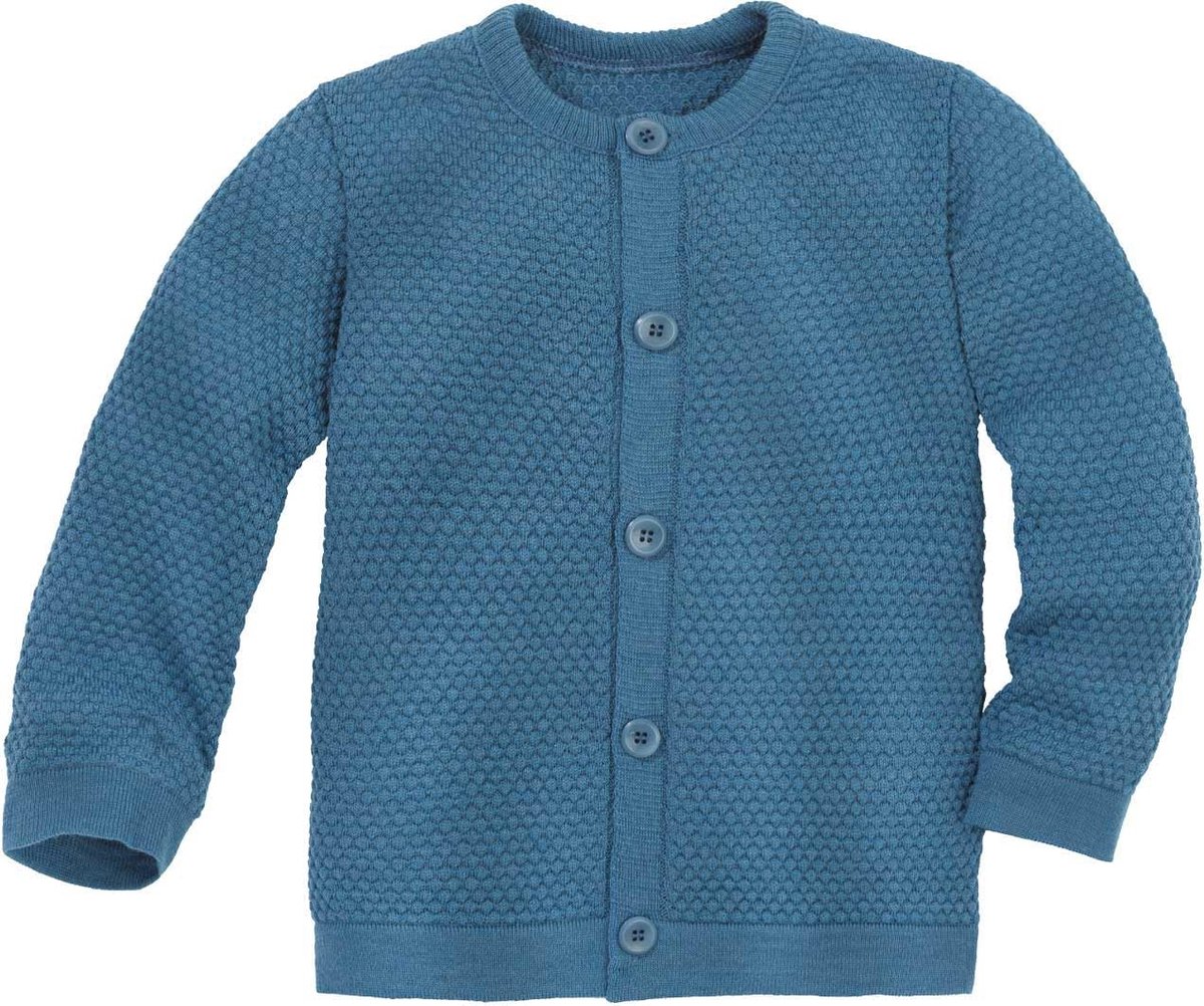 Kinderjas Wabenstrick - 100% biologische merinowol - unisex - perfect voor de lente, zomer en herfst - ShopVlot