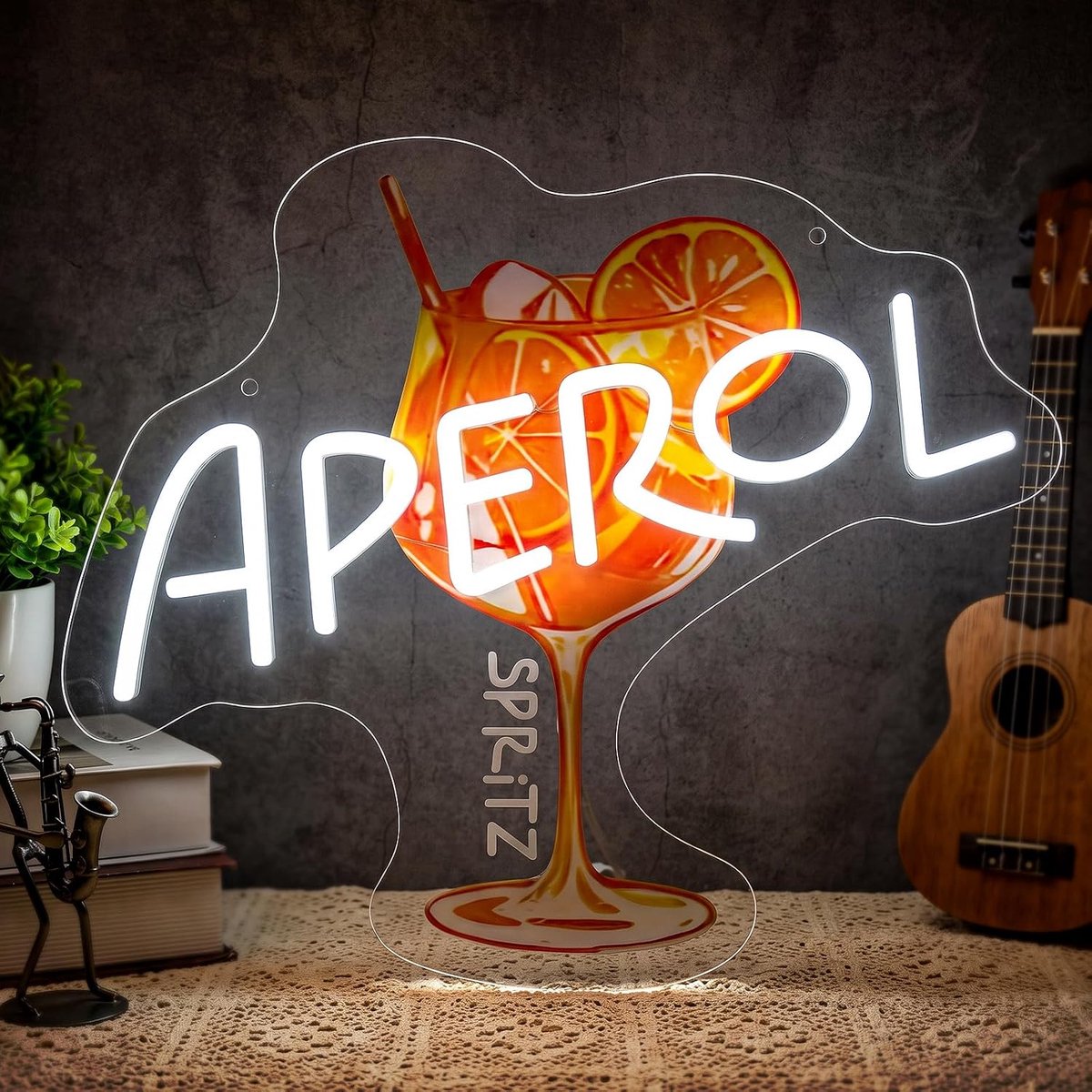 Neonbord Aperol Spritz - Wanddecoratie - LED Verlichting - Perfect voor bar of keuken - ShopVlot