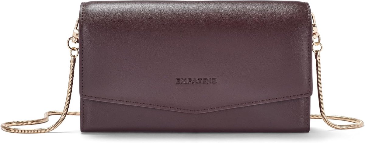 Kleine handtas dames - veganistisch kunstleer - clutch met afneembare ketting - ideaal voor bruiloft - ShopVlot