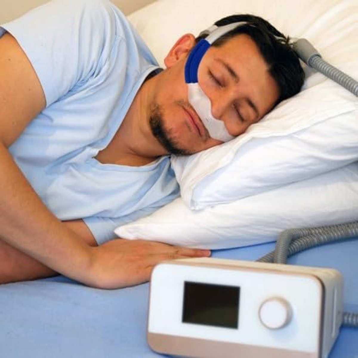 CPAP Supplies 6 Pack - Comfort Pads - Blauwe Masker Straps - Bevorderd Slaapcomfort - ShopVlot