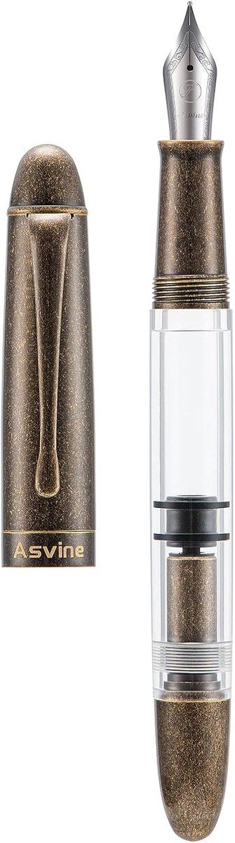 Vulpotlood Blunt Nib 1.1mm - Retro Messing Stijl - Perfect voor Calligrafie en Kunst - ShopVlot