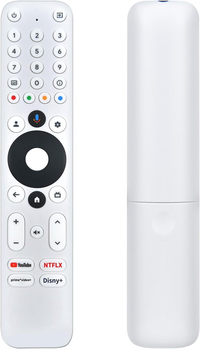 Vervangende afstandsbediening - voor Strong Google TV LEAP-S3+ - compact en gebruiksvriendelijk - zonder configuratie - ShopVlot