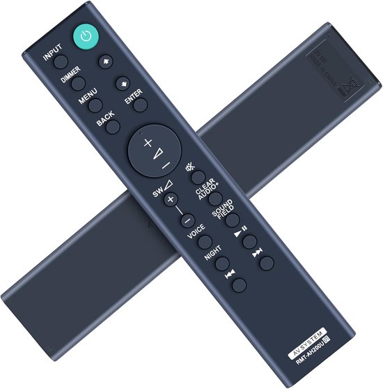 Afstandsbediening voor Sony Soundbar AV-systeem - vervangend model - geen programmering nodig - gebruiksvriendelijk - ShopVlot — afbeelding 2