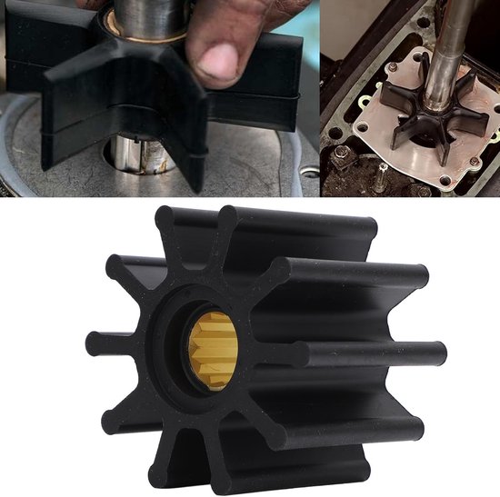 Waterpompwaaier 10 Bladen 12 Tanden - Rubber Metaal - Voor Bootmotor Rebuild - Efficiënte watercirculatie - ShopVlot — afbeelding 5