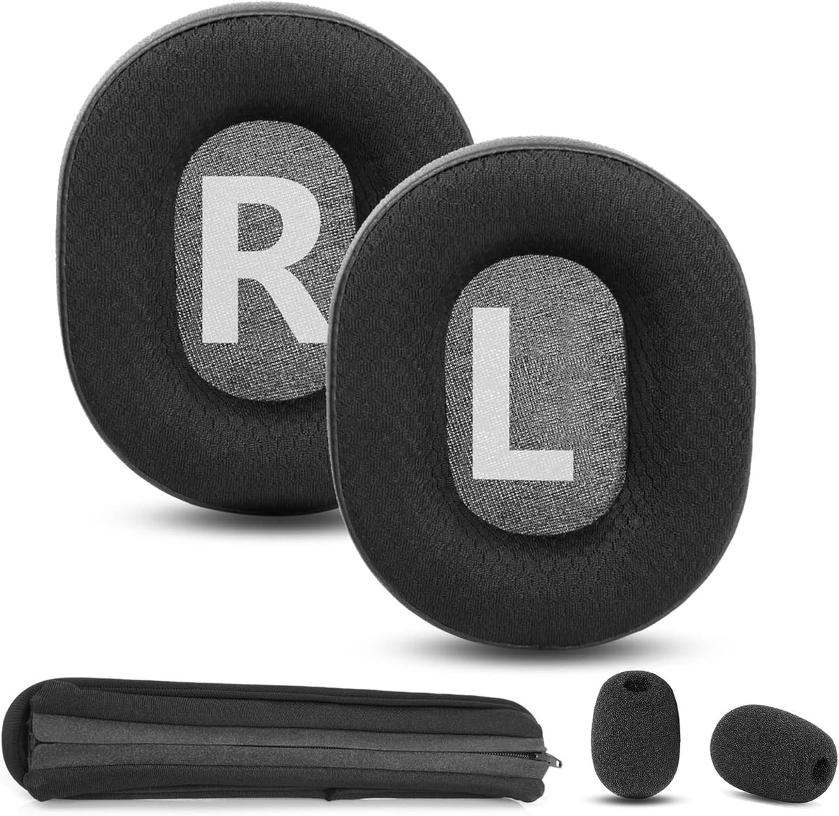 Cloud Flight Ear Pads and Headband Cover Replacements Compatible with Cloud Flight S/Cloud Flight/Cloud Stinger - ShopVlot