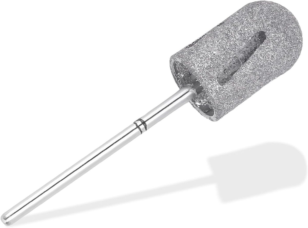 Pedicure Kegelboor - Zilver - Geschikt voor Eeltverwijdering en Nagelverzorging - Voor Manicure en Pedicure