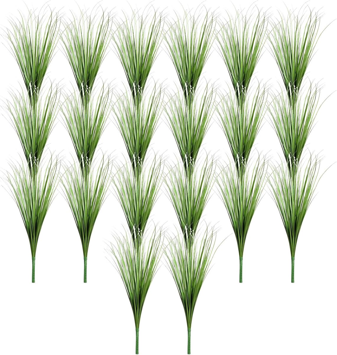 20 Bundles Artificial Foxtail Grass, 30cm Artificial Grasses for Outdoors, Artificial Grasses Like Real Grass - ShopVlot