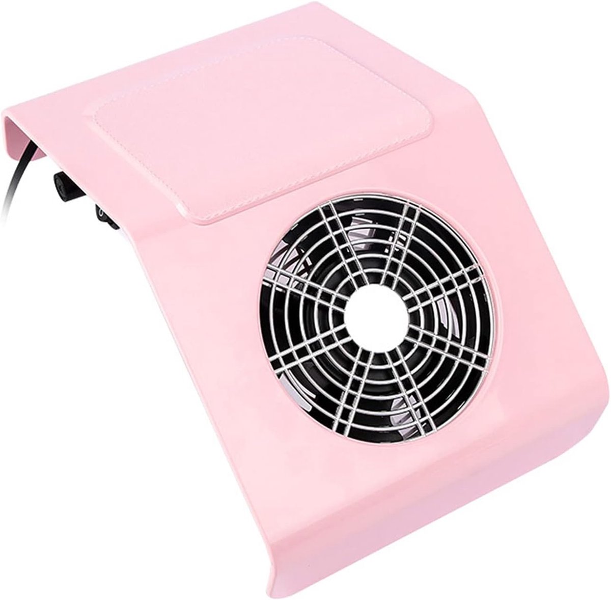 Nagel Stofafscheider - Nagelstofzuiger Manicure - Nagels Schoonmaken - Krachtige Zuigkracht - 20 x 20 x 20 cm - Roze