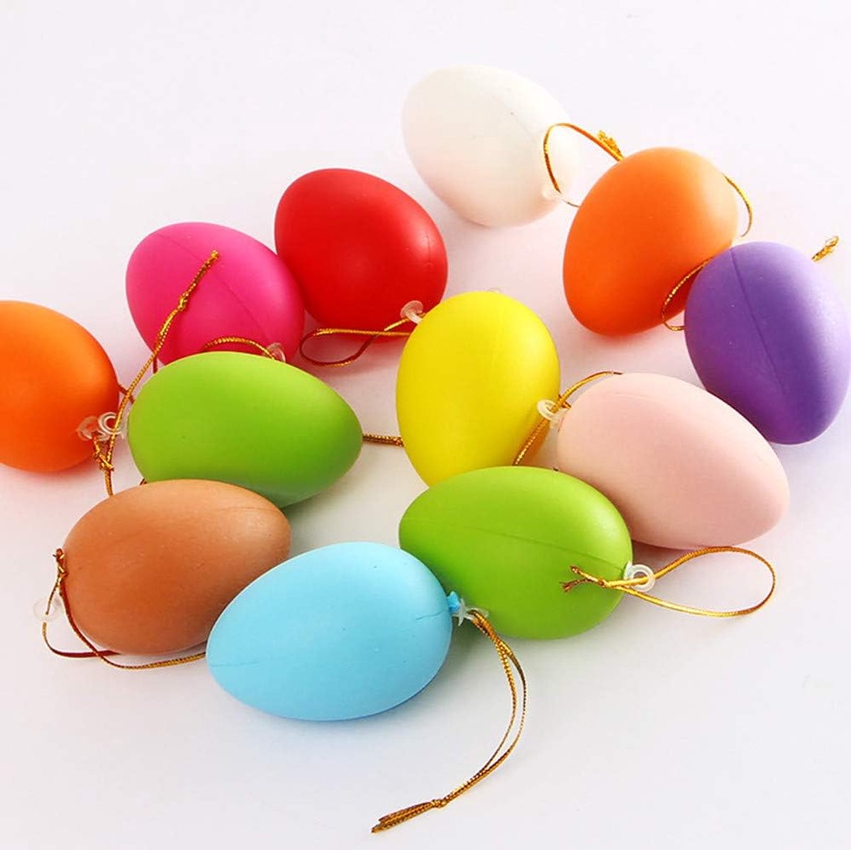 12 pcs colorful eggs Easter eggs Easter decoration - ShopVlot