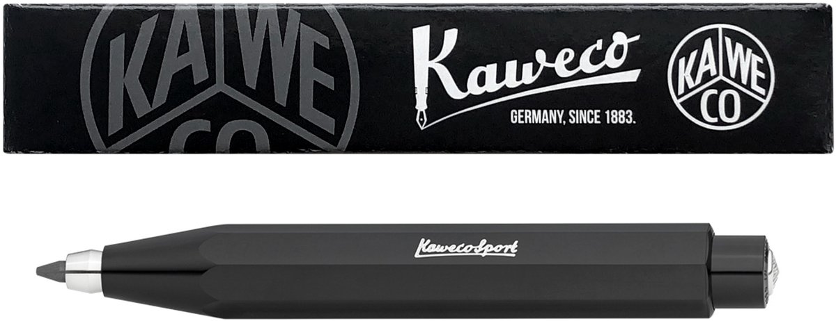 Kaweco - SKYLINE SPORT - vulpotlood - 3,2 MM - zwart