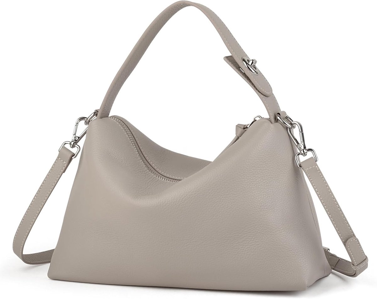 DONNAIN Cross Body Bags for Women: Genuine Leather Tote Bag Hobo Bag Ladies Handbag Adjustable Belt - ShopVlot