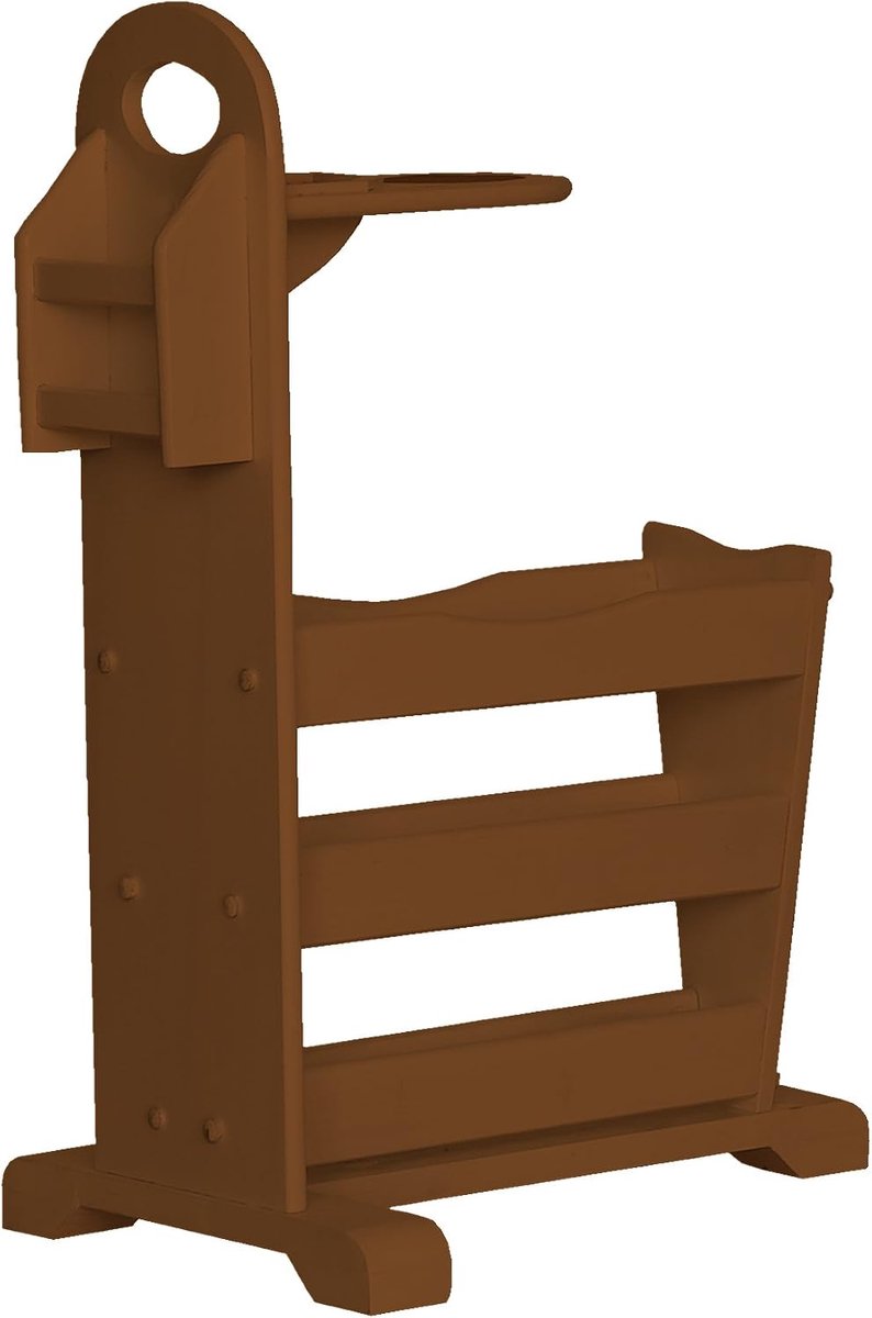 My Home side button, teak - ShopVlot