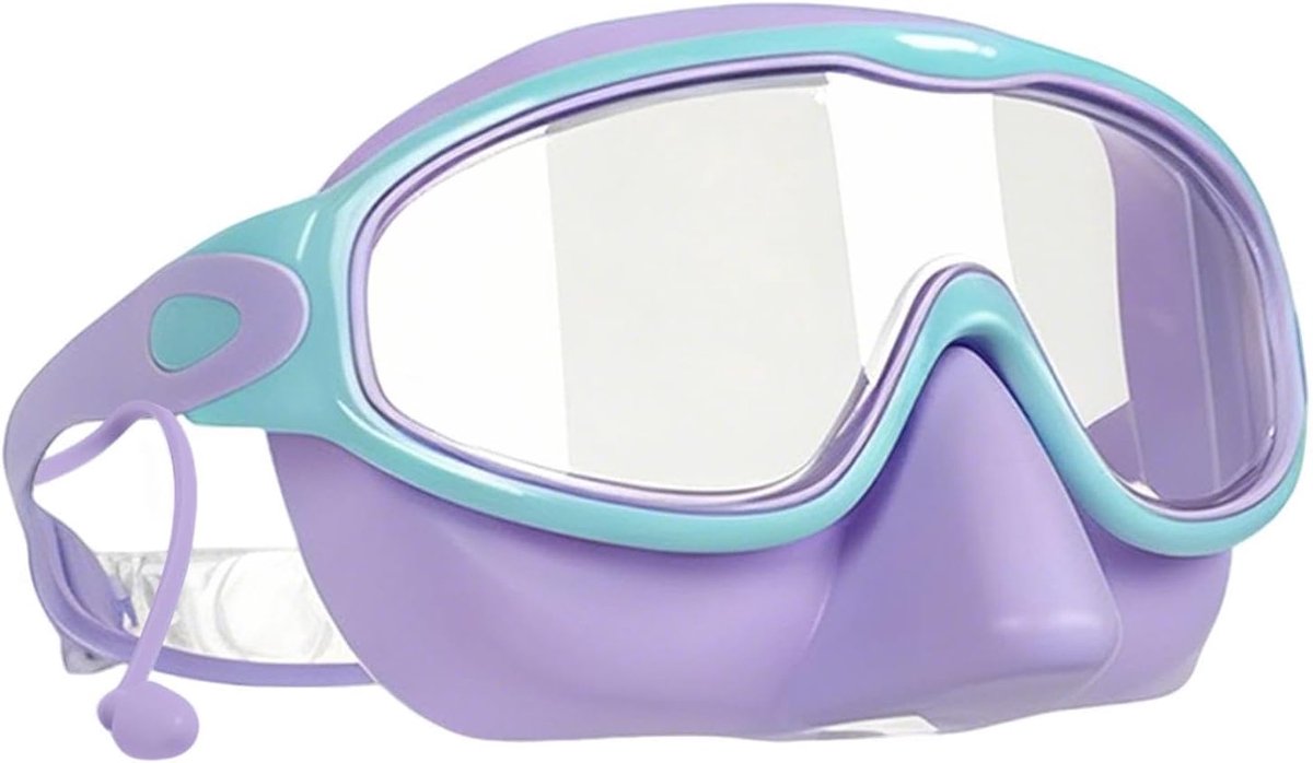 Zwembad Zwembril - Water Sport Bril - Heldere Zicht - Verstelbare Gesp - 3-14 Jaar - Blauw