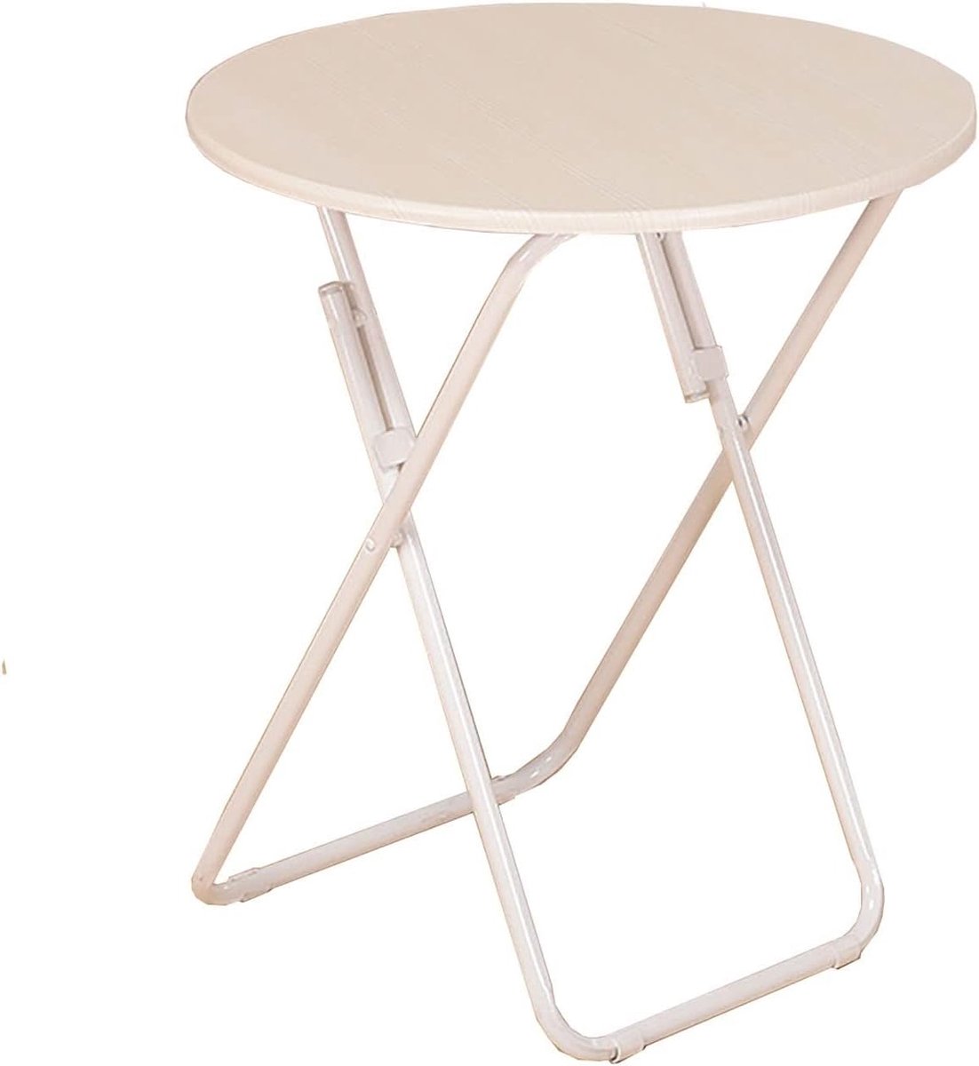 Klaptafel Rond - Eettafel Balkon - Koffie en Snacks - Ruimtebesparend Ontwerp - 70cm Diameter - C