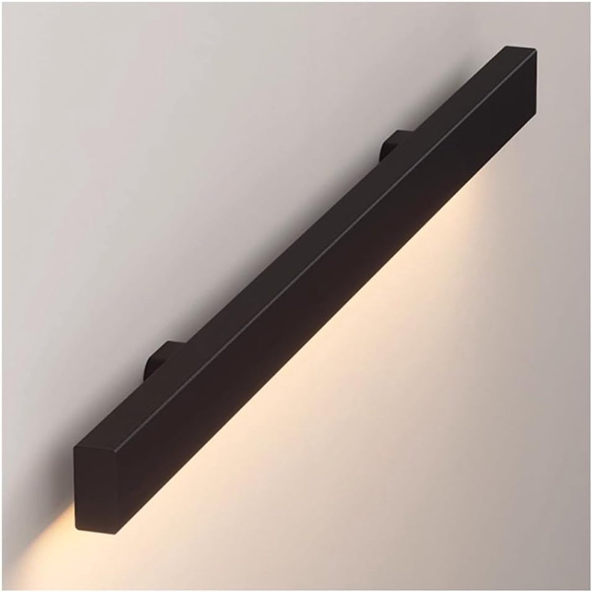 LED Trapleuning - Verlicht Aluminium - Veiligheid Thuis - Ingebouwde Sensor - 250 cm - Zwart