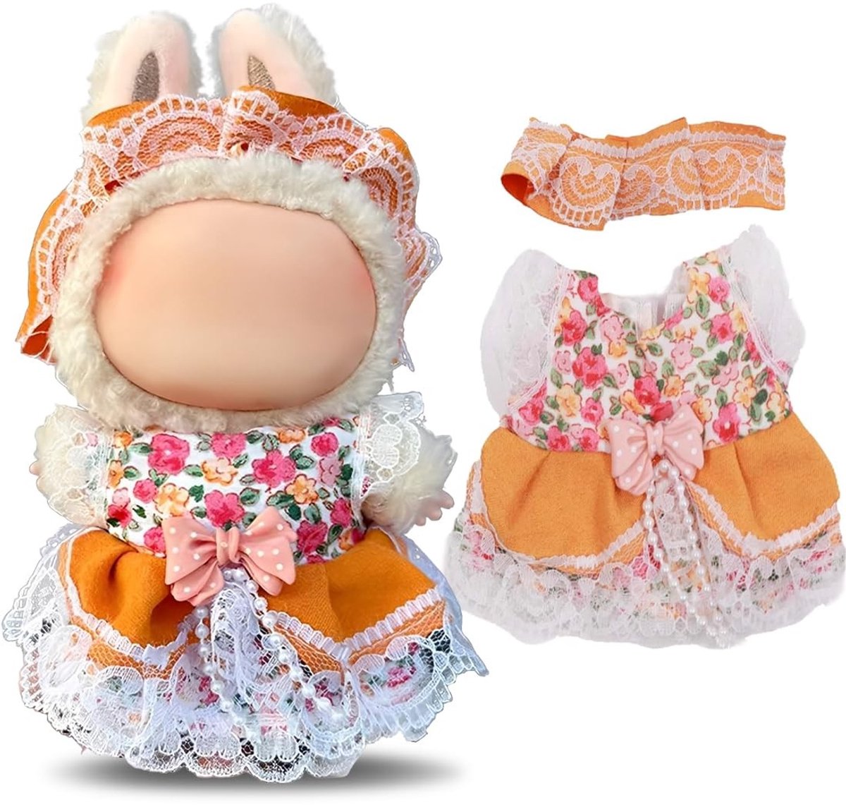 Dailygoods- Poppen Kleding Set - Poppen Accessoires - Pluche Poppen