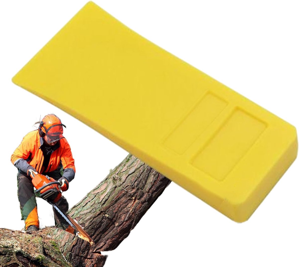 Boomkapprofessional - Houtkapwig - Veilig Bomen Vellen - Verbetert Precisie - 6 inch - Oranje