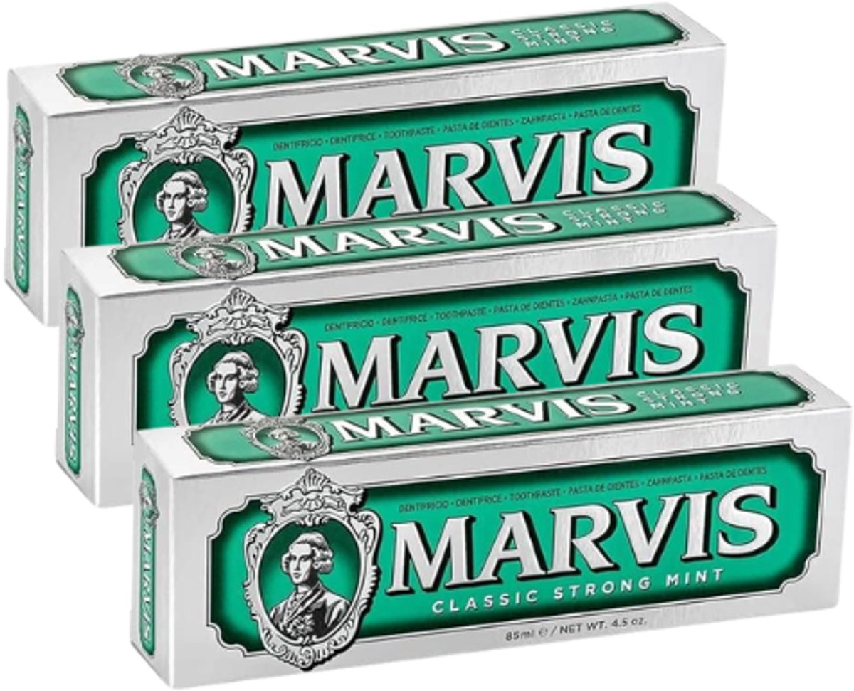 Marvis Tandpasta Classic Strong Mint – 3 x 85 ml