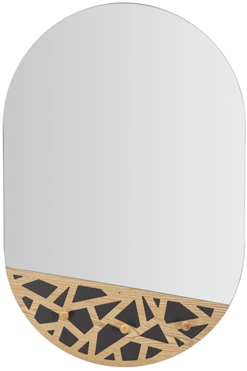 Mauro Ferretti Spiegel C/app-abiti Carv 60×5,3×90 cm Multicolor