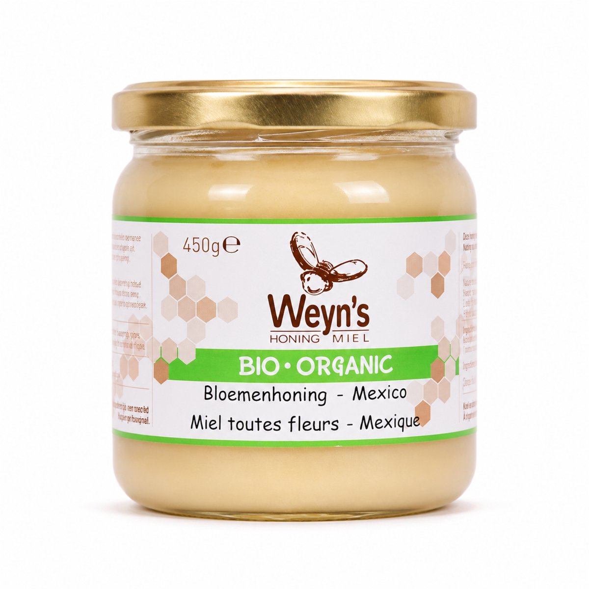 Biologische bloemenhoning Bulgarije - 450g - Weyn's - Honingpot
